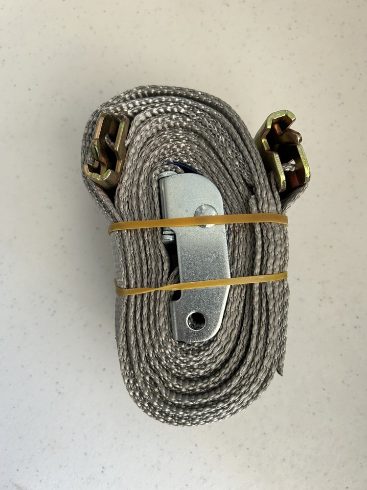 2" x16' CargoTuff E-Track Cam Strap Ratchet Assembly 2500 lbs Load Securement