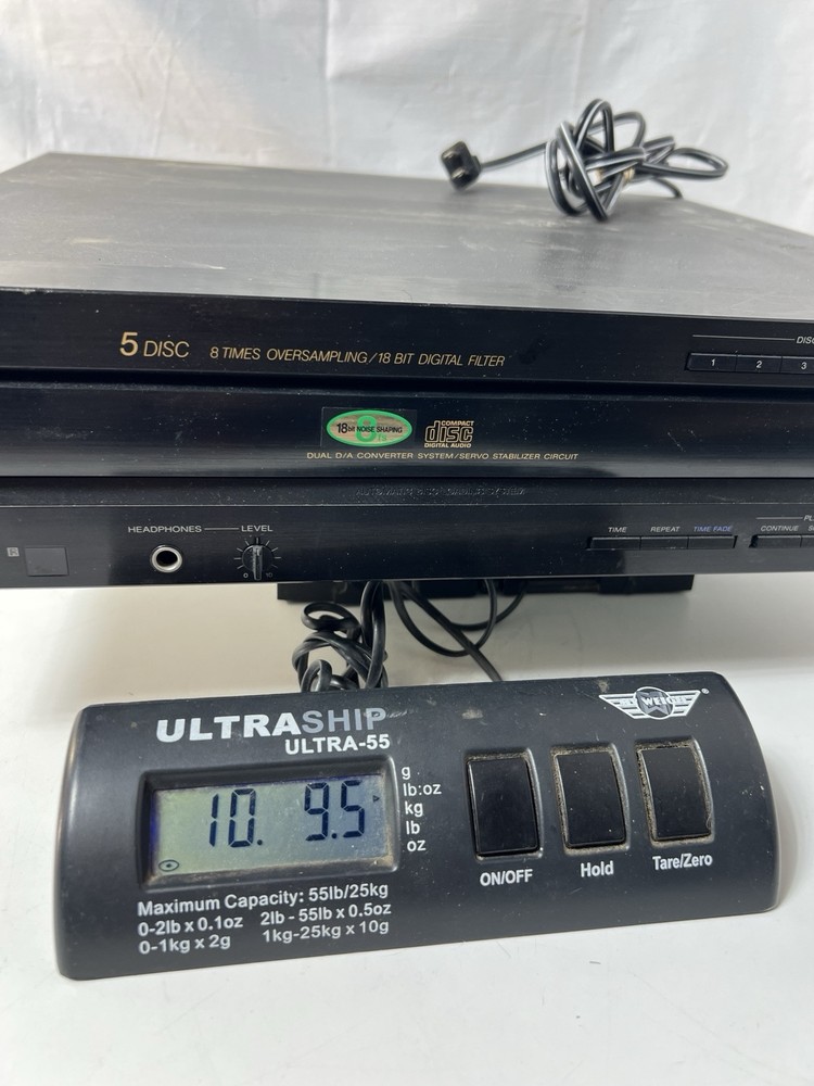 SONY CDP-C505 5-Disc Compact Disc CD Player - No Remote JAPAN Does Not Work