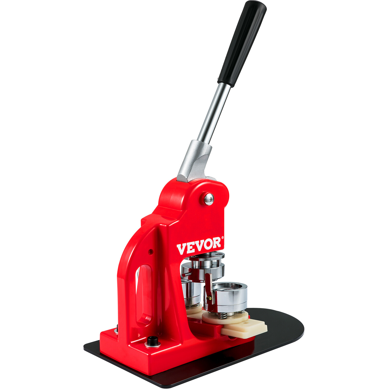 VEVOR Button Maker Machine Badge Pin Machine 1" 25MM 500 Free Parts Press Kit