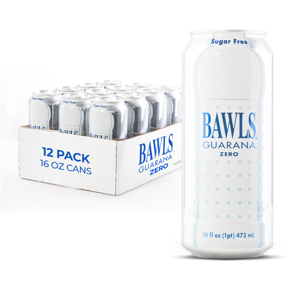 BAWLS Zero 16 oz 12 pack