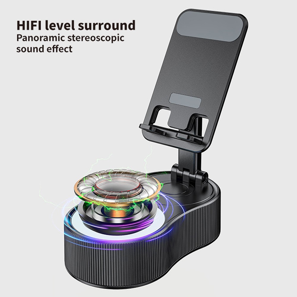 5-In-1 Bluetooth Multi-Functional Mobile Phone Audio Stand With Microphone AGD