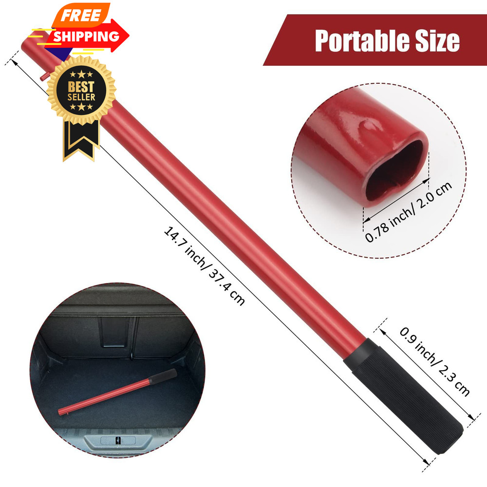 Windspeed Horizontal Hydraulic Jack Handle, 2 Ton Floor Medium, Red