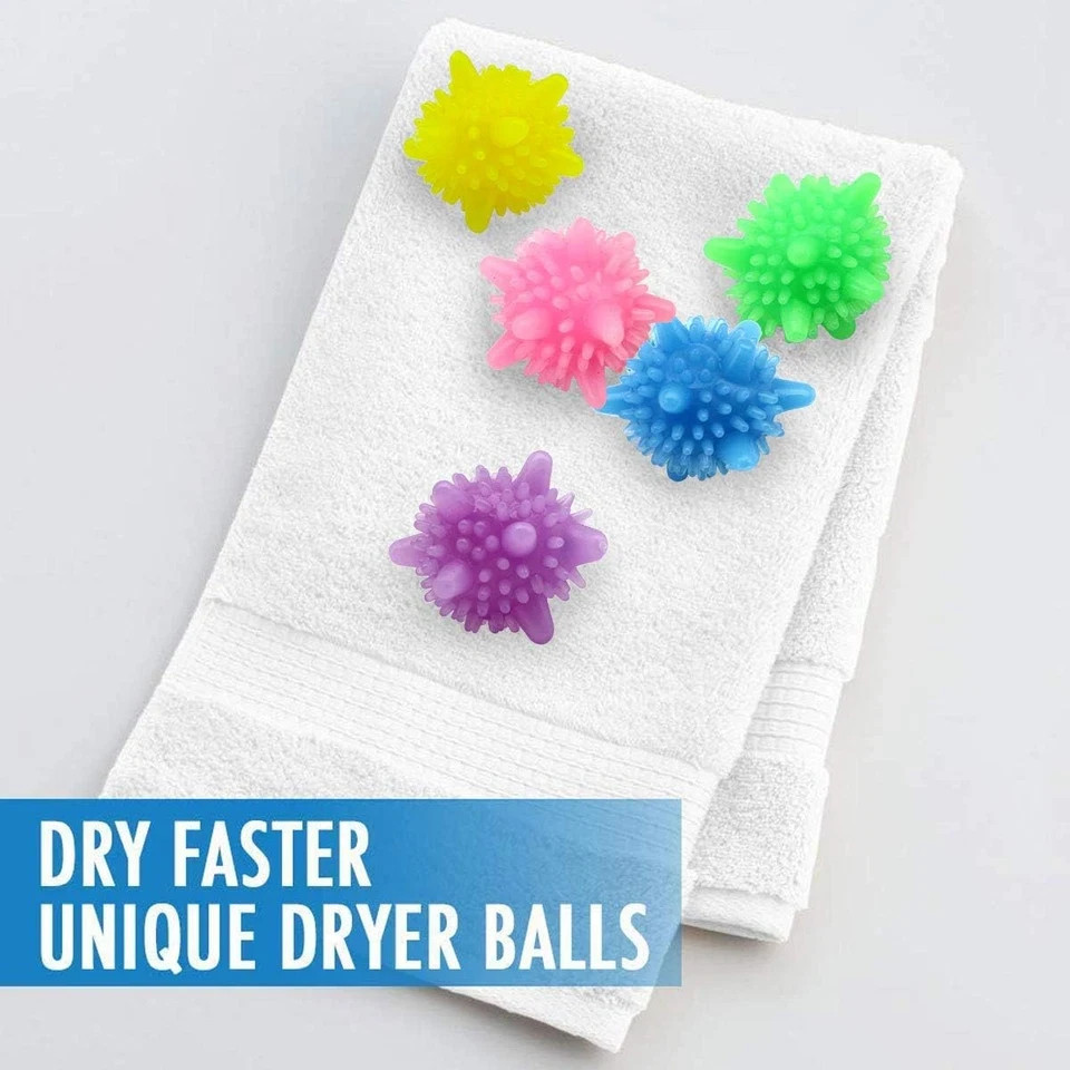 Washer Balls,Reusable Tangle-Free Eco-Friendly Laundry Scrubbing Balls,Solid Col