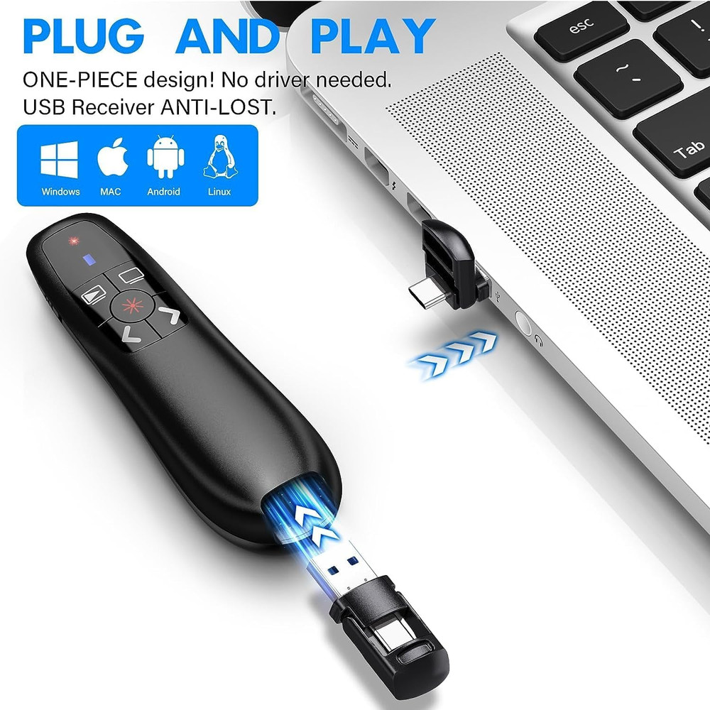 Presentation Clickers Wireless Presenter Remotes for Powerpoint, Powerpoint Clic