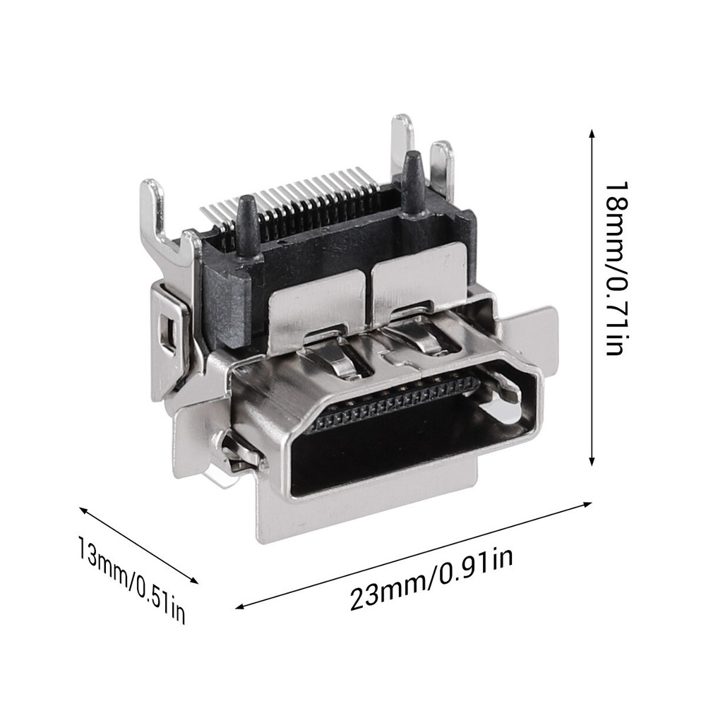 HDMI Port Connector Replacement Socket for Microsoft Xbox One S Game Console