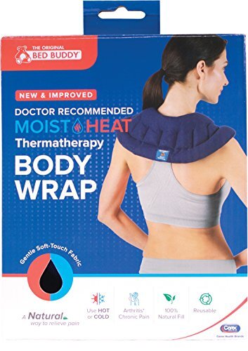 Bed Buddy Microwave Heating Pad - Body Wrap Heat 1 Count (Pack of 1), Blue