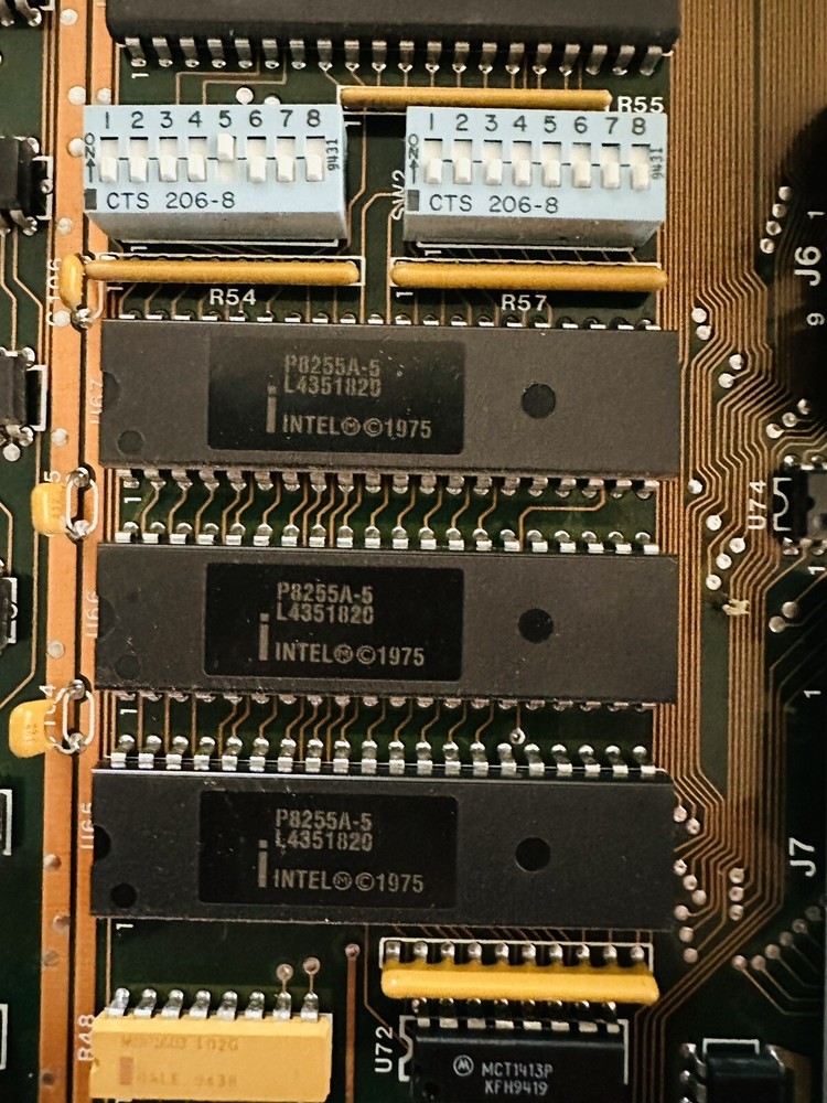 Vintage (1975-1978)Intel CPU Motherboard From Liebert UPS Untested
