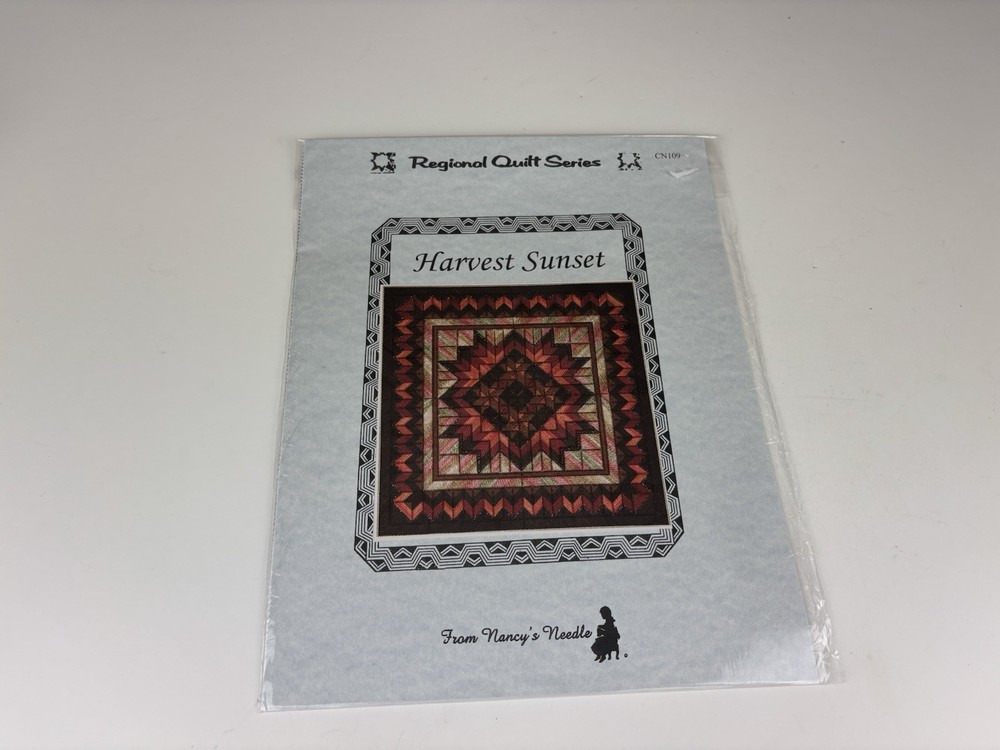 From Nancy’s Needle Quilt Series Harvest Sunset Needlepoint Pattern 1S