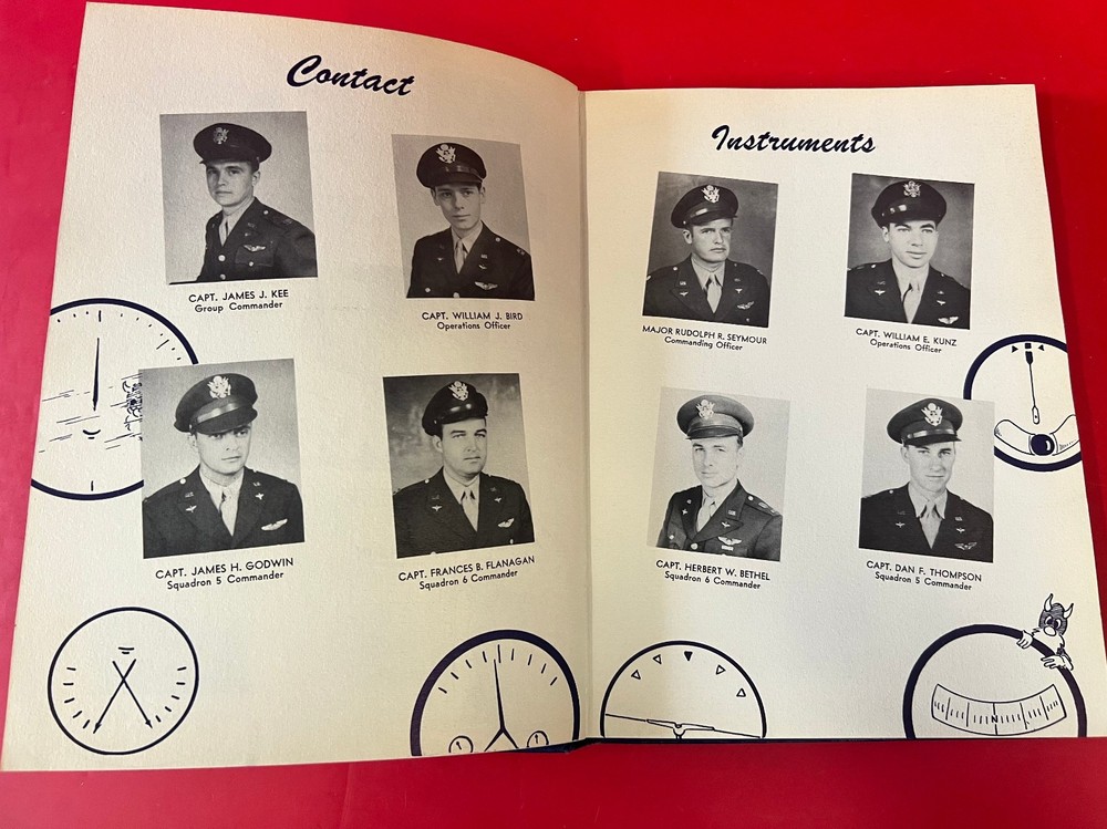 BLACKLAND ARMY AIR FIELD CLASS BOOK 44 C-ADVANCED MULTI-ENGINE