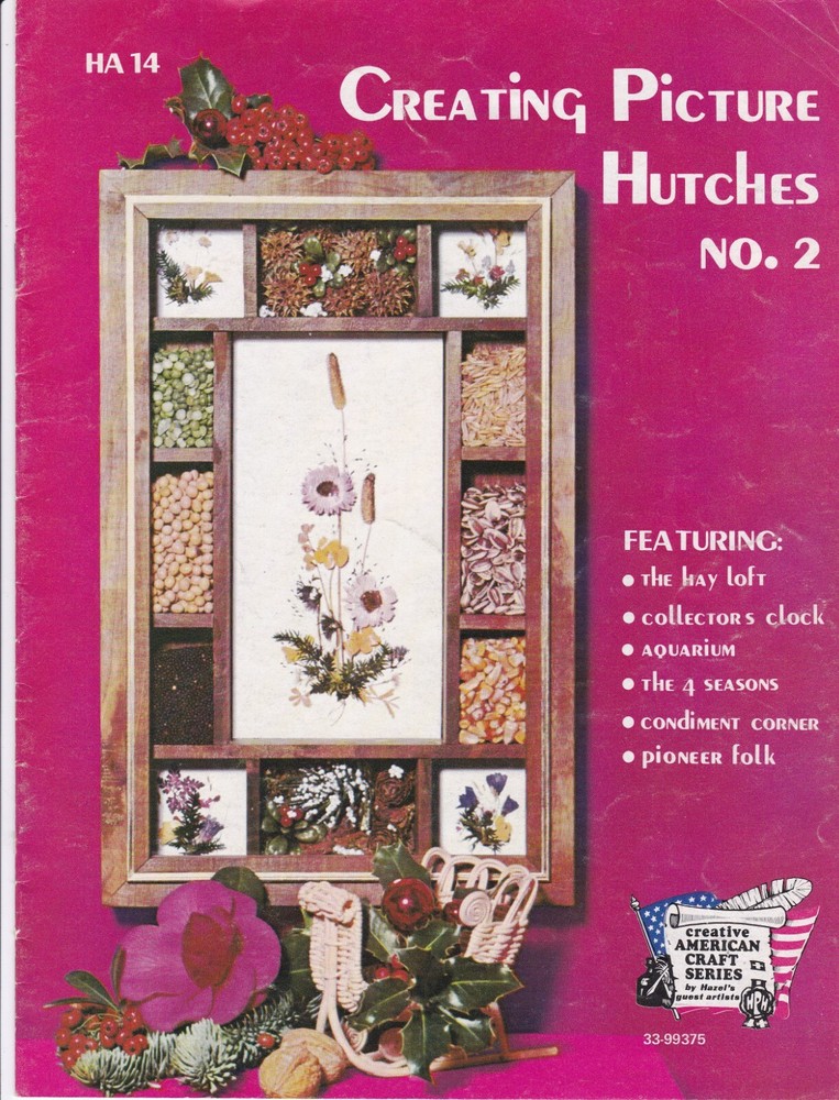 Creating Picture Hutches No. 2 (1973 Craft Pamphlet)