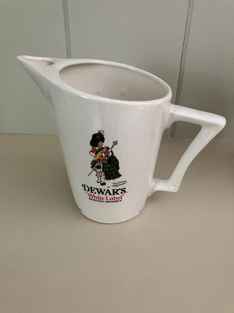 Vintage Dewars White Label Scotch Whisky Jug