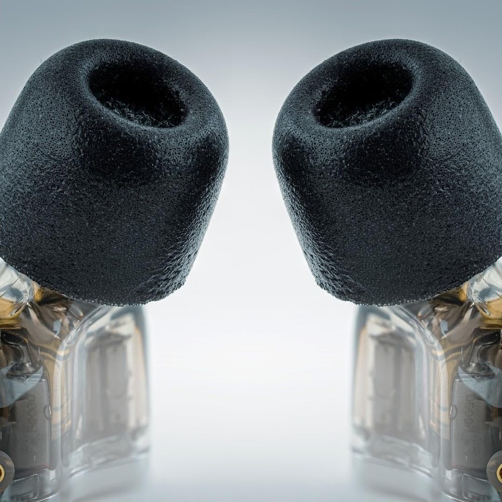 Comply 100 Core Series | Memory Foam Replacement IEM Ear Tips Medium, Black