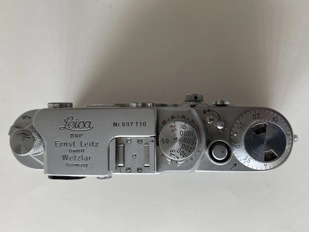 LEICA iiif Red Dial Self Timer 35mm Rangefinder LTM Camera Body Read
