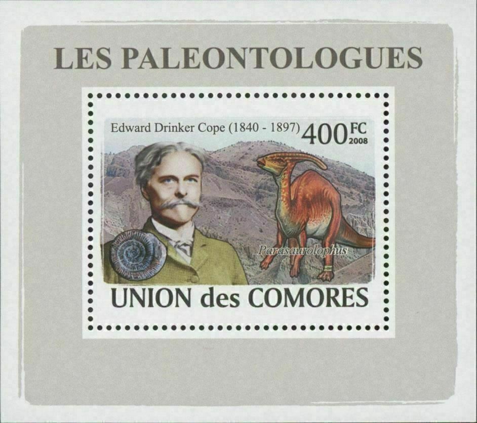 Paleontologists Dinosaur Edward Drinker Mini Sov. Sheet MNH