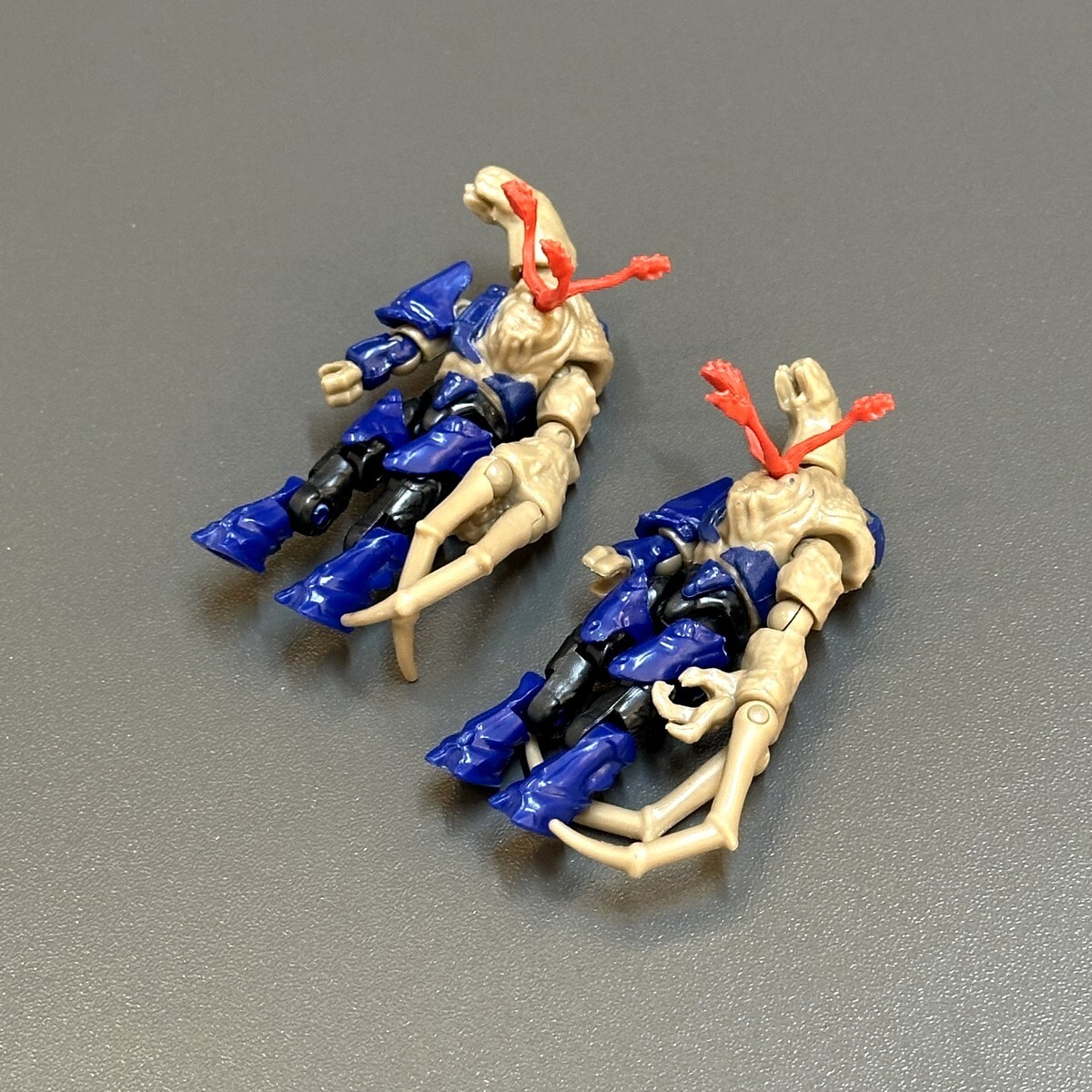 5x Rare Mega Construx Halo 2 Flood Combat Form Covenant Elite (Dark Blue) Figure