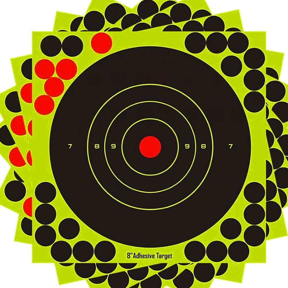 100x8" Shooting Target Rifle Gun Adhesive Stick Splatter Reactive Practice Range