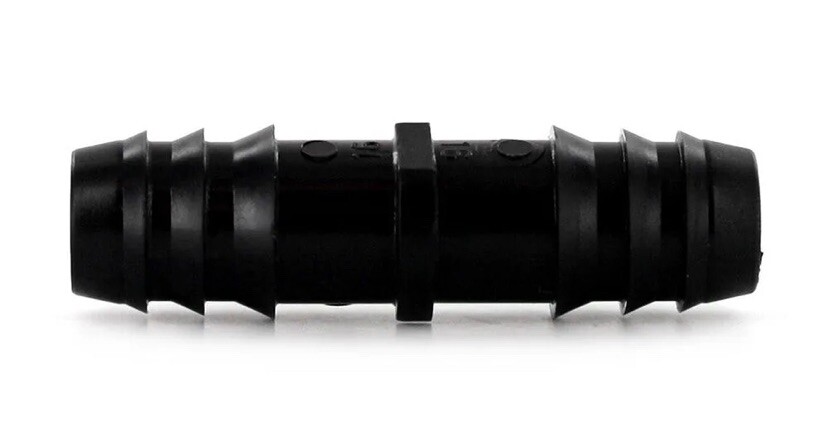 DIG -16mm 1/2" Barb Insert Coupling - .520 ID- Drip Irrigation- 5 Pack