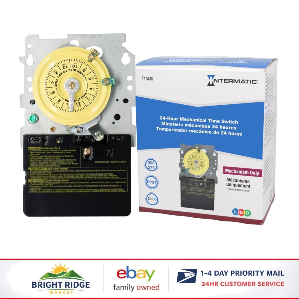 Flexible Scheduling Mechanical Timer Switch for Various Electrical Applications