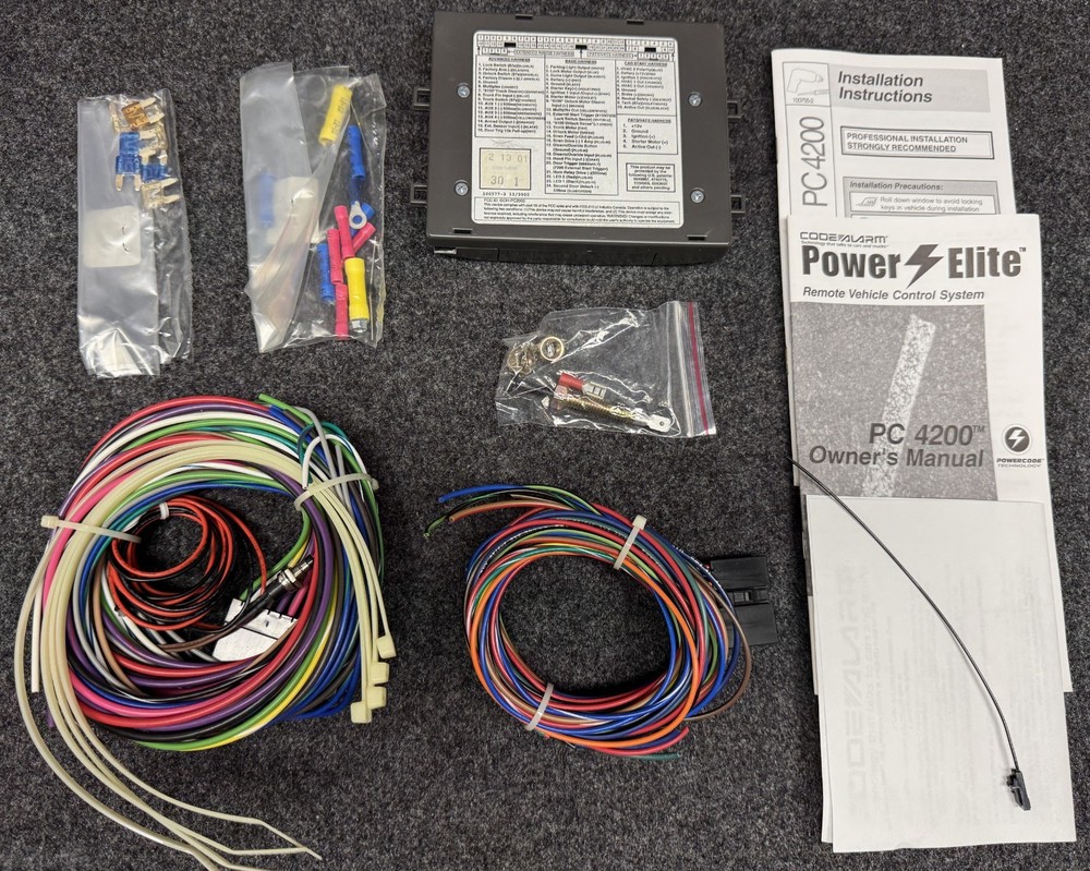 CODE ALARM POWER ELITE MODULE PC4200/CONTROL MODULE PC30/PCGEN/NEW-OLD INVENTORY