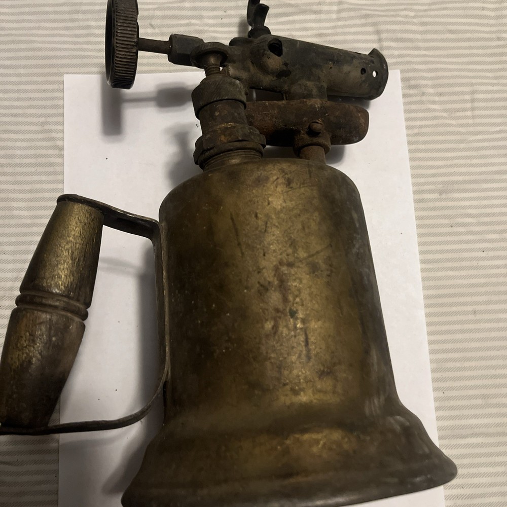 Vintage Brass Blow Torch Untested