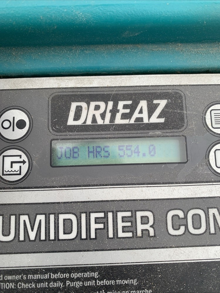 Dri-Eaz Evolution LGR Dehumidifier Water Damage 3498 Total Hours Turns On