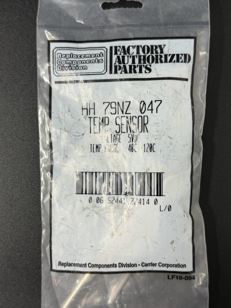 Carrier HH 79NZ 047 Temp Sensor