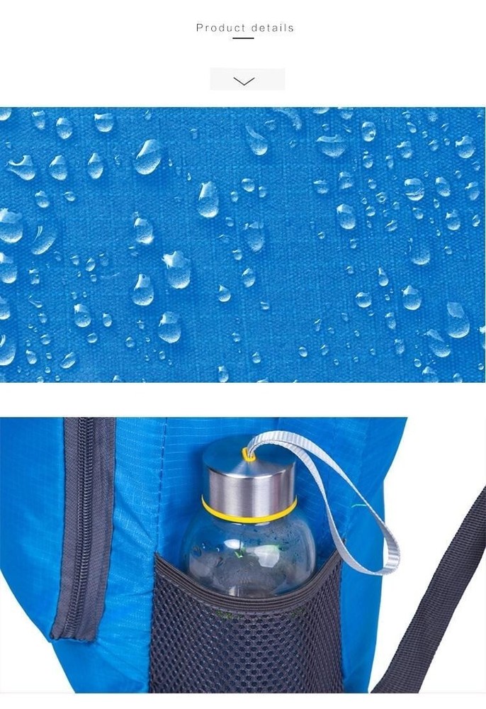 Backpack Packable Foldable Ultra Lightweight Water Resistant Durable Camping