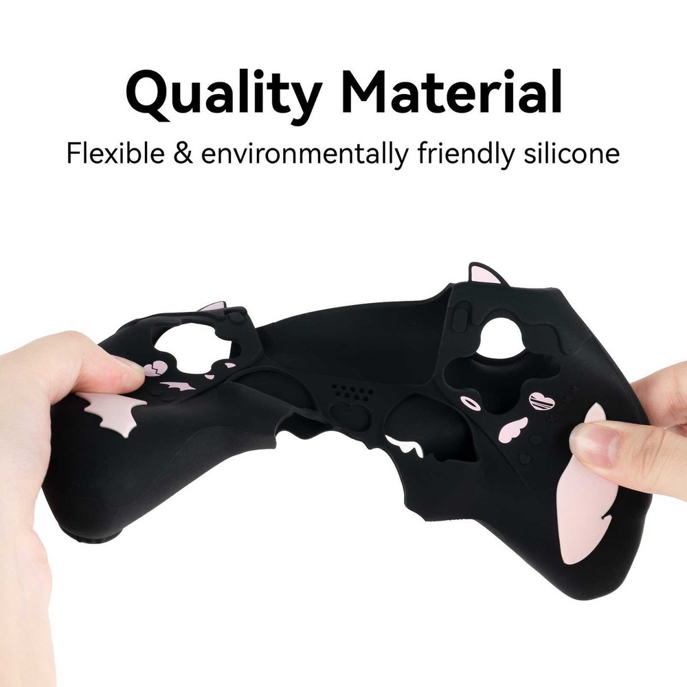 GeekShare Skull Protective Case Cover for PS5 Controller Silicone Shell Skin