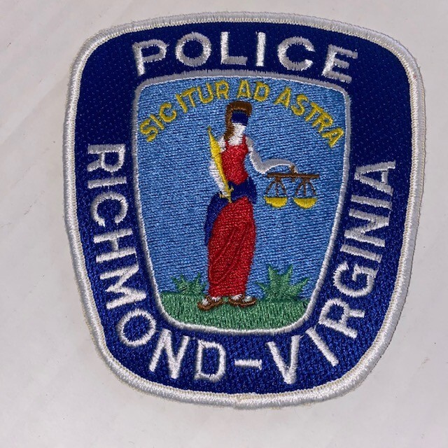 Virginia State Richmond Police Patch