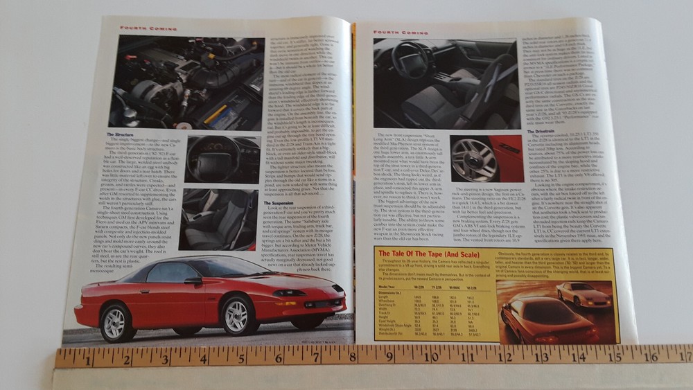 1993 CAMARO Z/28 ORIGINAL ARTICLE