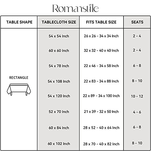 Rectangle Vinyl Tablecloth, 100% 52" x 70" (Rectangular) Black and Red