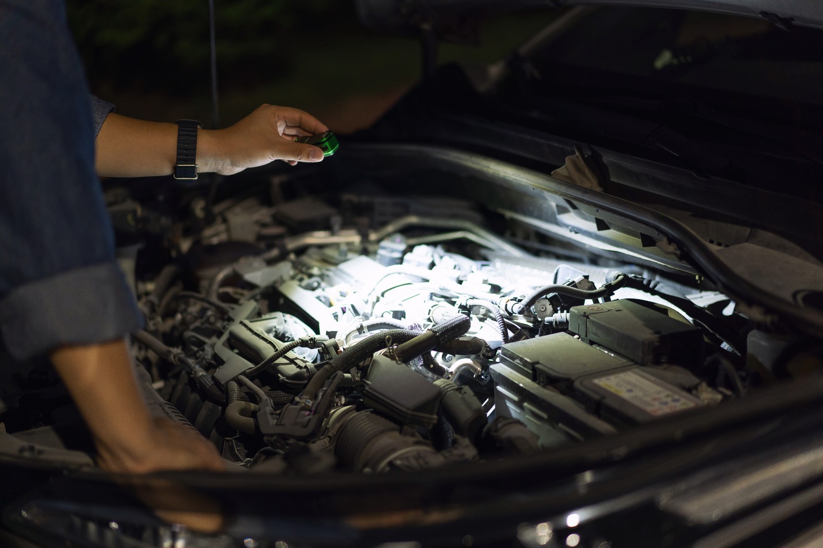 Olight Oclip Pro Zombie Green Clip-On Flashlight Red Light New