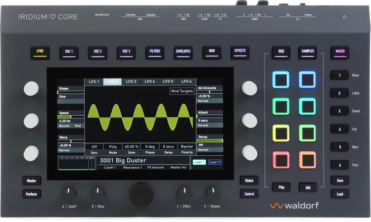Waldorf Iridium Core Polyphonic Desktop Synthesizer