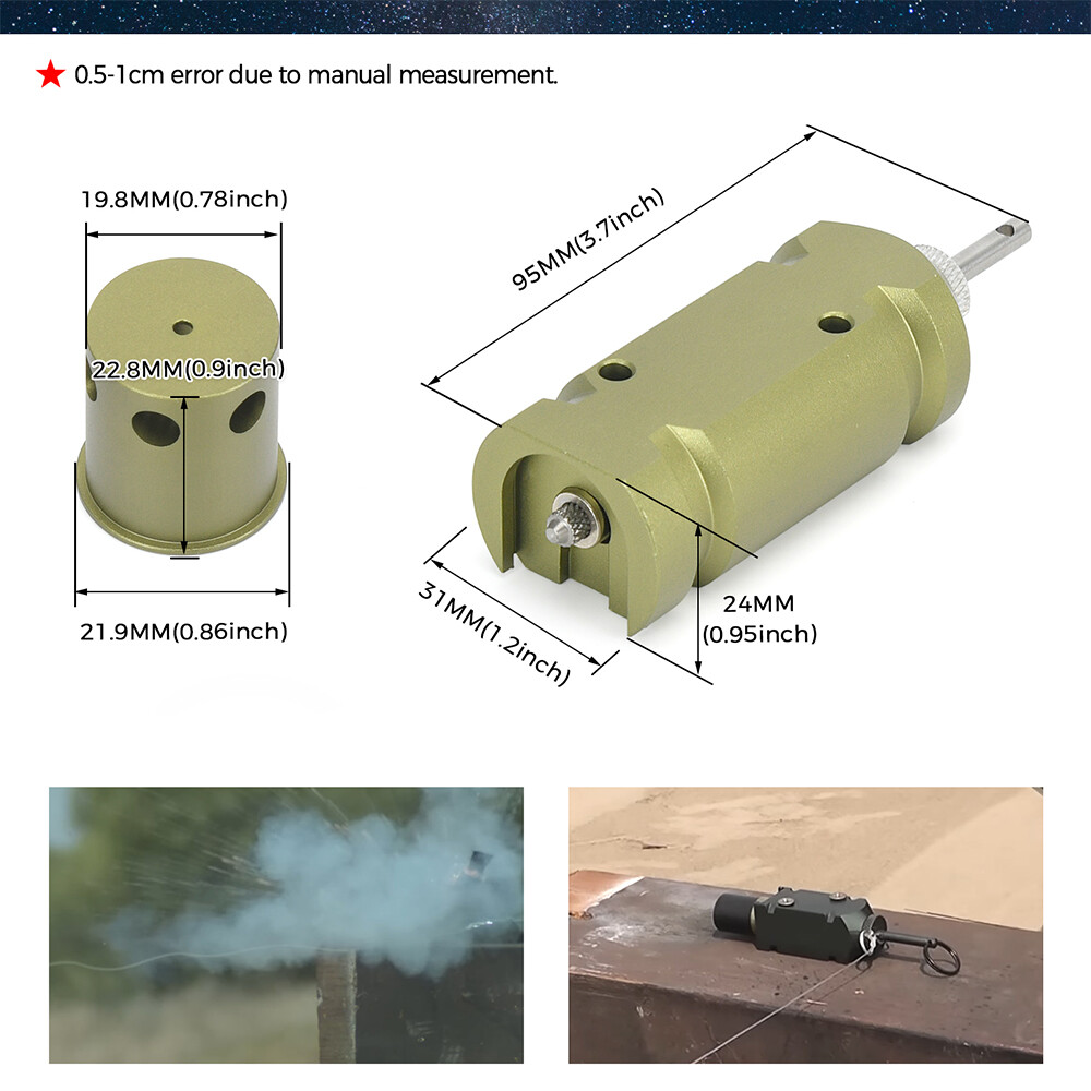 Perimeter Trip Wire Alarm Device 360 Degree Coverage Early Warning Security