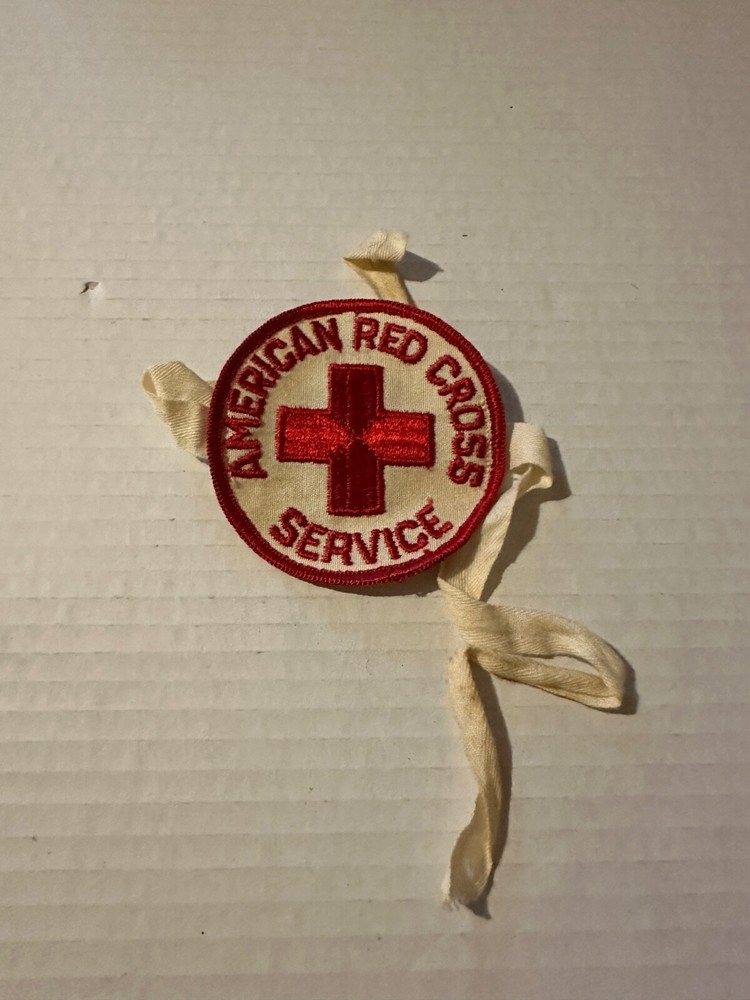 AMERICAN RED CROSS SERVICE PATCH FROM WW11 ERA