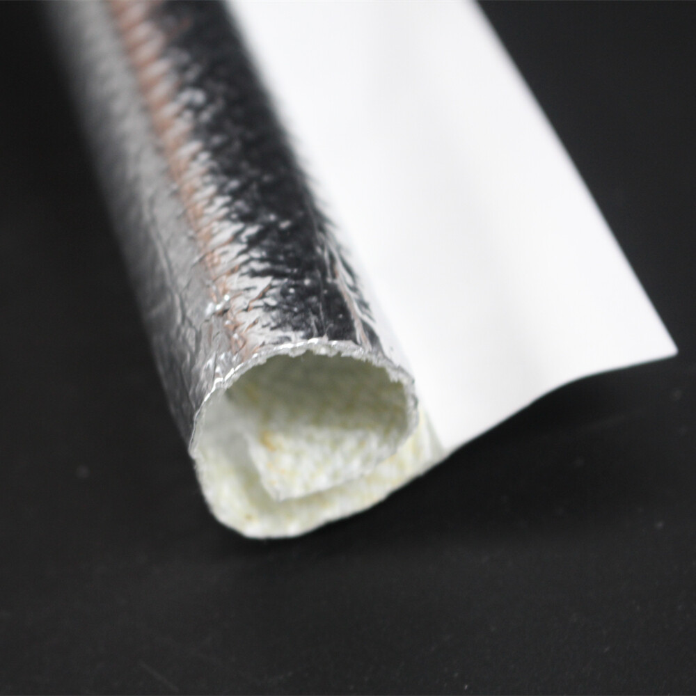 1/2"ID Adjustable Silver Wire Heat Shield For Car & Auto Wire Loom Line Cable