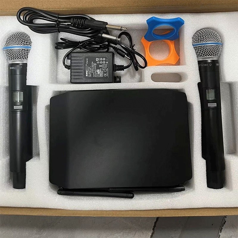 Shure GLXD4 Digital Dual Beta58A Wireless Mic System - 2 Handhelds