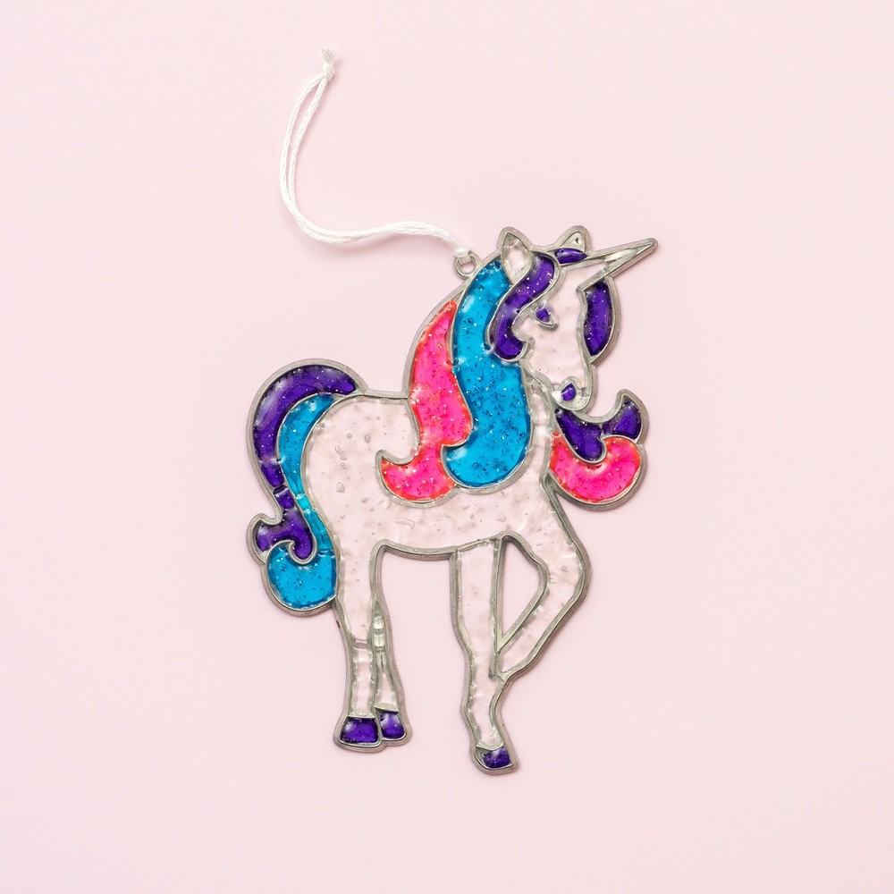 Makit & Bakit Suncatcher Kit Glitter Unicorn