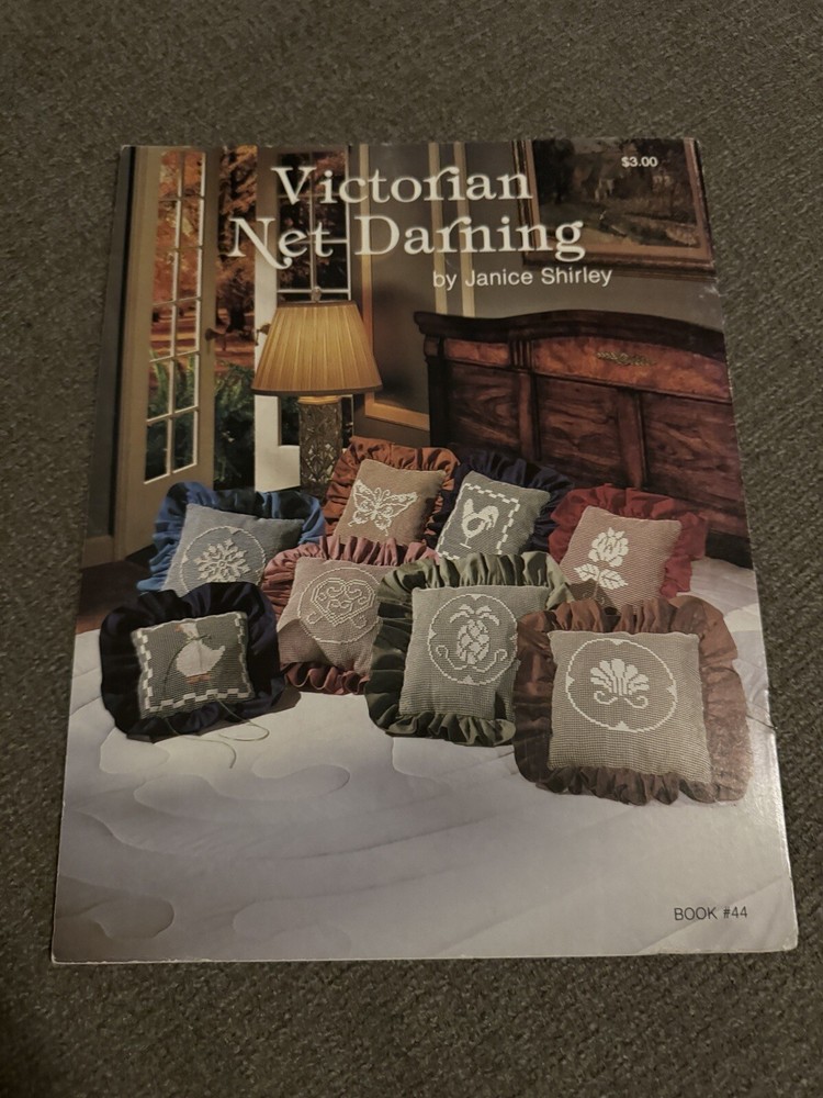 Victorian Net Darning Janice Shirley Pattern Instruction Book 44 Craft