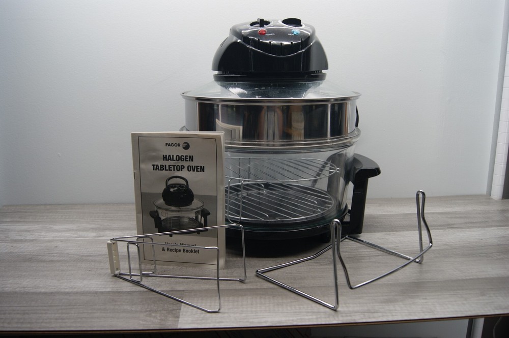 Fagor Halogen Tabletop Oven 12 Quart + 5 Additional Quarts Tested Working