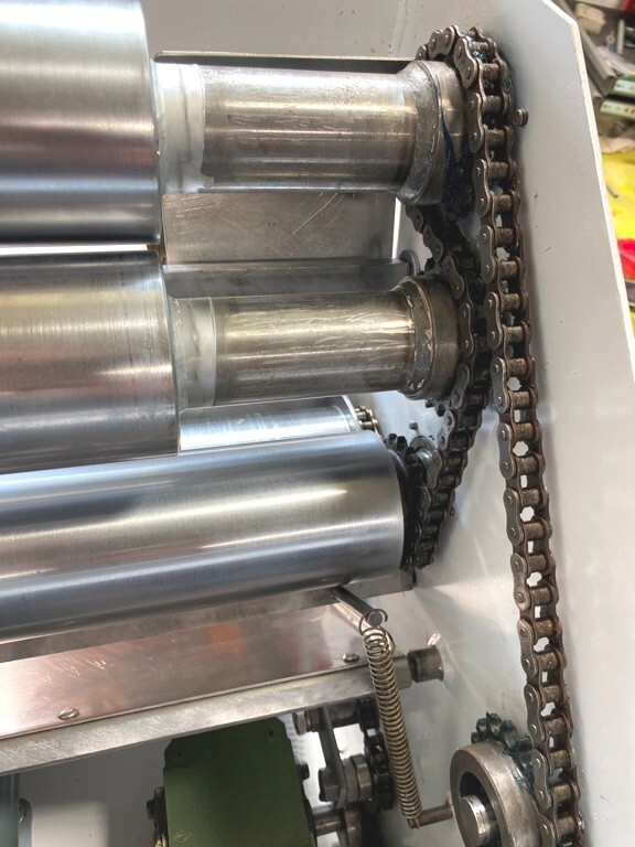 Dough Roller Sheeter/Pizza Acme R-11 / 20" Countertop /4 Roller /2 steps