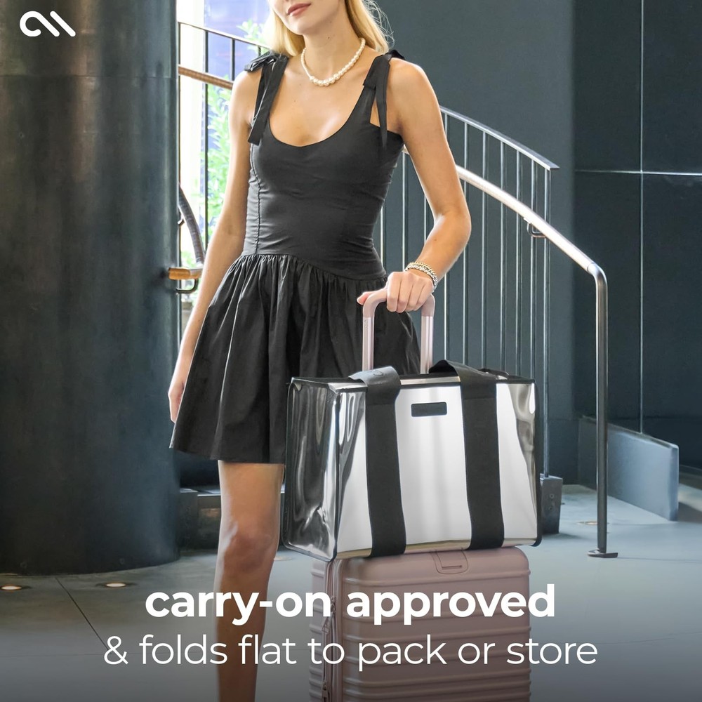 Case-Mate Jelly Tote Bag Silver Chrome
