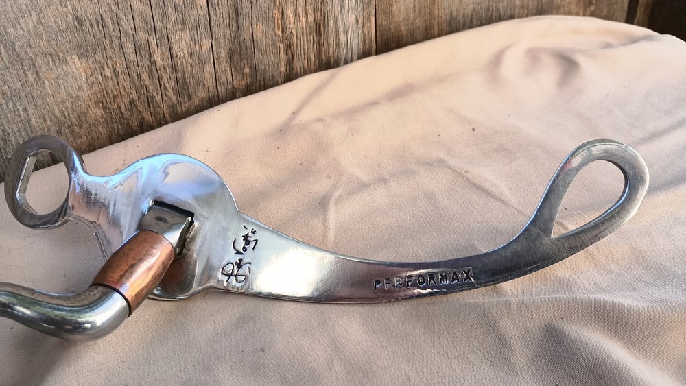 Les Vogt Performax - German Silver Lone Star Concho Bit