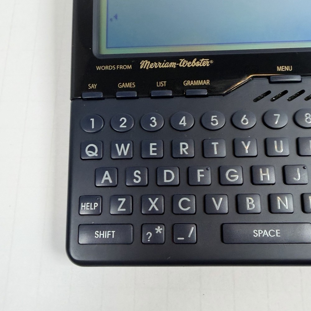 Franklin Language Master Speaking Dictionary Thesaurus Grammar LM-6000 Tested