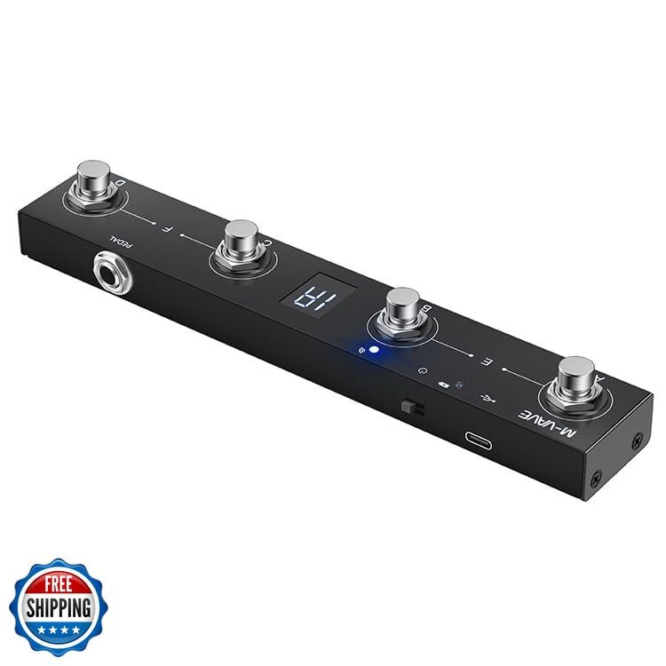 Chocolate BT Wireless MIDI Controller Rechargeable 4 Buttons Peda