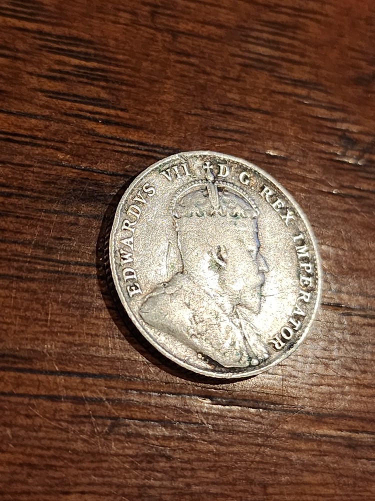1906 Canada 10 Cents Silver Coin