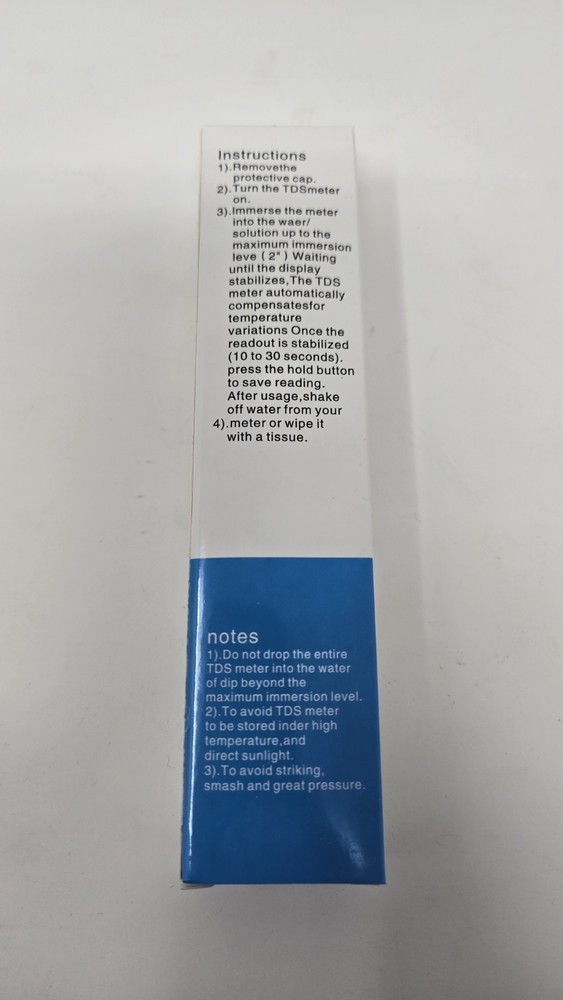 TDS 3 Meter 15 Pack Water PPM Meter