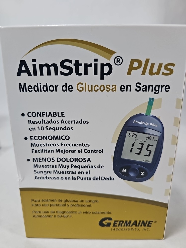 AimStrip Plus Blood Glucose Meter.