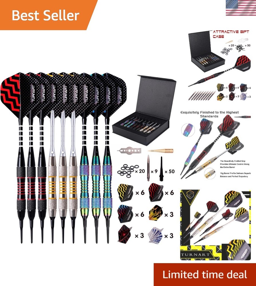 Darts Plastic Tip - Professional Soft Tip Darts Set for Electronic Dartboard ...