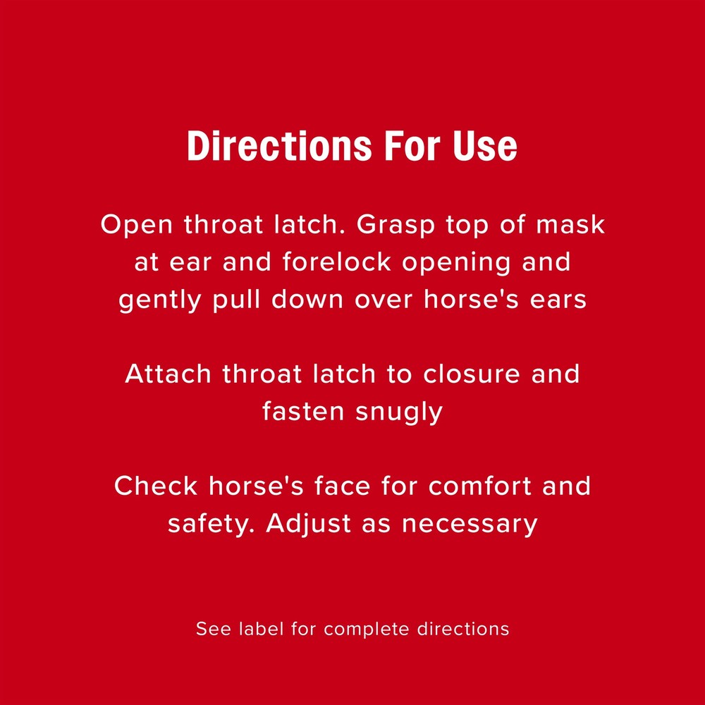 Horse Fly Mask with Ears